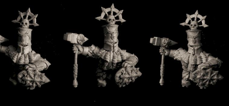 Chaos Dwarf Priest (sculpt) by BlackDiceDavid