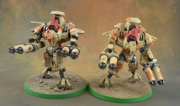 XV-9 Tau Battlesuits by BigBeefyProductions