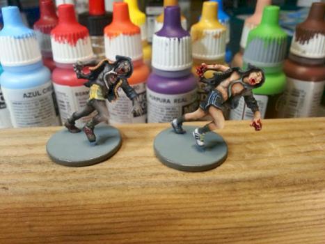 Speed-painted Zombicide Runners by Big_Bunny