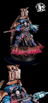 Space Marine Blood Ravens Librarian by Monstroys