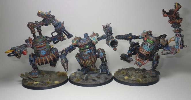 Stormclaw Deathskulls Ork Killa Kans by Hamish Longstride