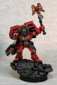 Blood Angels Assault Chaplain by hakoMike