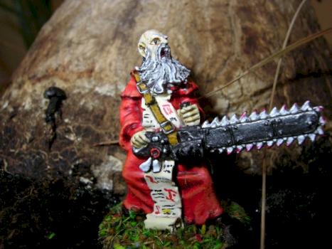 Warrior with chainsaw by Mr. Big