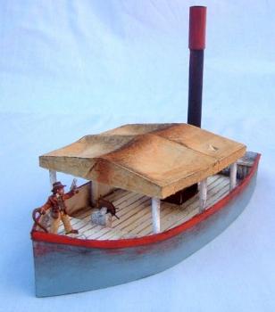 Scratch Built Darkest Africa River Boat. by Bugsda