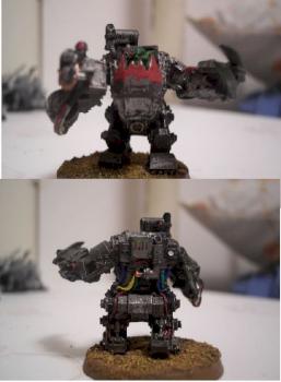 Ork in Mega Armour - by hobbesthered