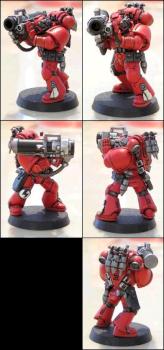 Blood Angel Space Marine by TiberiusZ