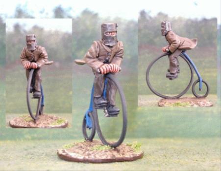 Ned Kelly on Penny Farthing by Flashman14