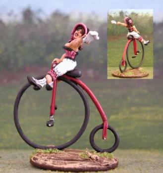 Eureka French Lady on Penny Farthing by Flashman14