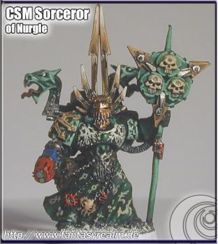 CSm Nurgle Sorceror by Cenobyte