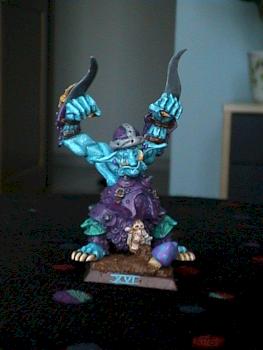 Troll de guerre convertit pour BloodBowl (Confrontation) by magiclion