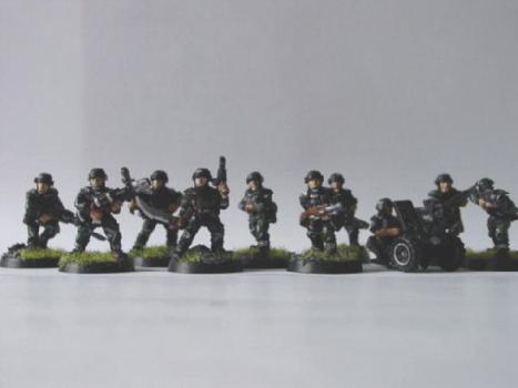 Cadian Guard Infantry Squad by Dwight