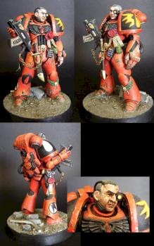 Blood Angel sergeant (better pics) by Mousemuffins