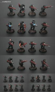 Deathwatch Kill Team Veterans by Johnnyhorse