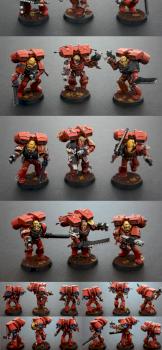 Blood Angels Assault Marines x12 by Johnnyhorse