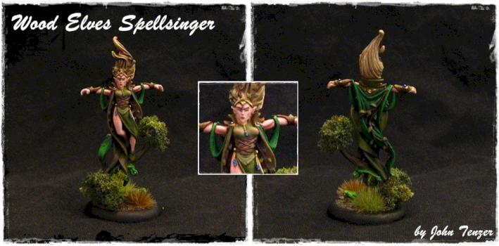 Wood Elf Spellsinger by John Tenzer