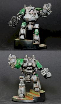 Death Guard Contemptor Dreadnought by munger