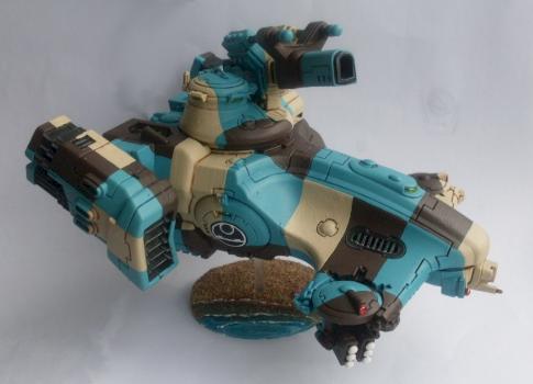 Tau Hammerhead with Tropical camo by TheThousandthSon