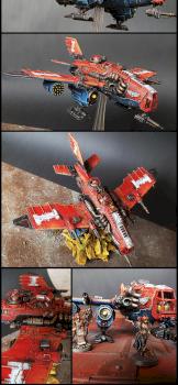 Radical Ordo Xeno Inquisitor Flying Fortress by Puzi