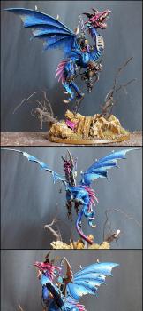 Dark Eldar dragon by Puzi