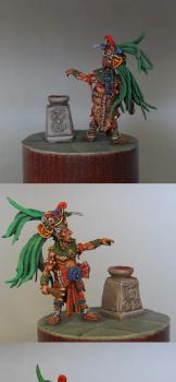 Mayan priest 32mm by Sergey Savenkov