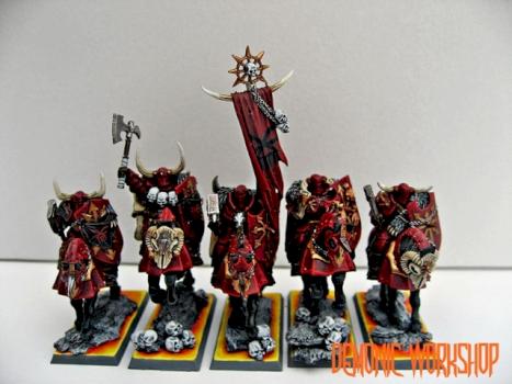 Warriors of Chaos Khorne Knights by Demonic_Workshop