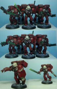 Blood Angels Assault Squad by Quantra