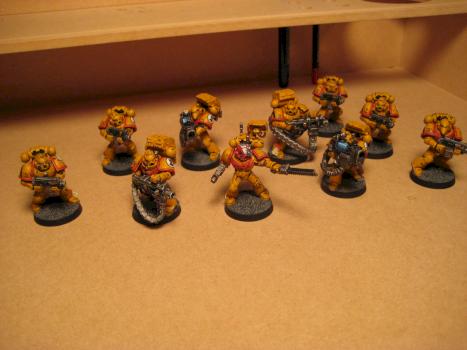 Imperial Fists Devastator squad by pacmanman