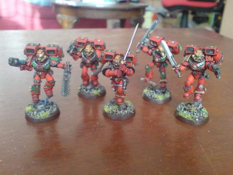 WIP: Blood Angel Vanguard NEARLY DONE by IronKobra