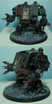 Blood Angels Death Company Furioso Dreadnought by Quantra