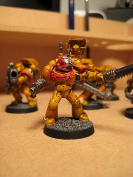 Imperial Fists Devastator sergeant by pacmanman