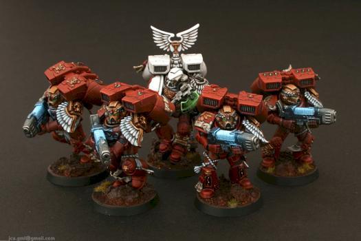 Blood Angels Honor Guard by Johnnyhorse