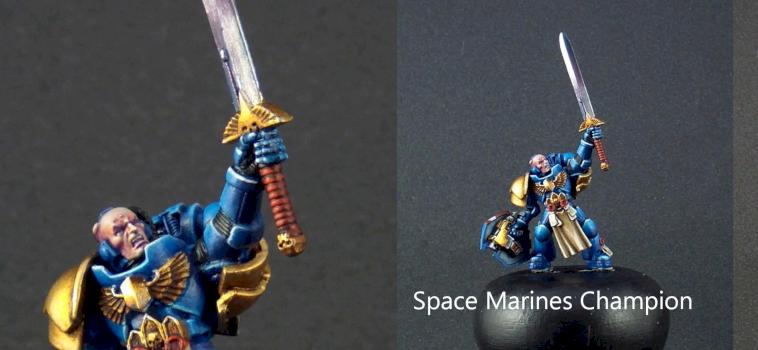 Space Marines Champion by risk0