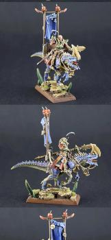 Dark Elves Dreadlord on Cold One by dargo000