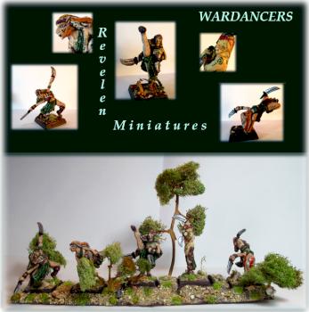 Scratch Sculpted Wardancer Troupe by Revelen