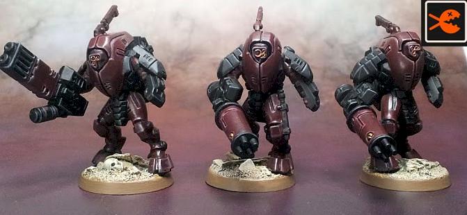 Tau XV25 Stealth armour (Tabletop Standard) by darkwrath