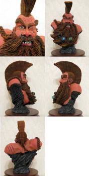 Dwarf Forgeworld Bust by Human Traces