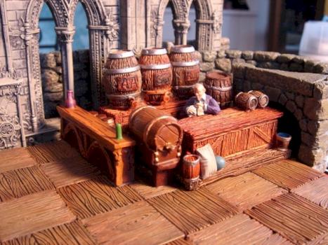 Grendle Tavern Bartender Diorama by DjTherapy