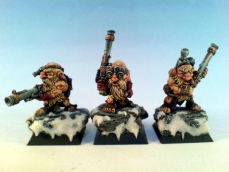 Dwarf blunderbuss wielders finished by Mr Scream