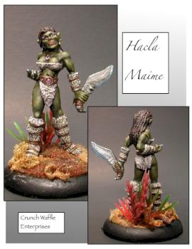 Hacla Maime female orc by ALizardInCrimson