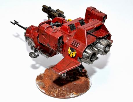 Blood Angels Land Speeder by Learchus