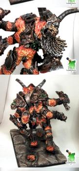 chaos dwarf k'daai destroyer by Toadpainter