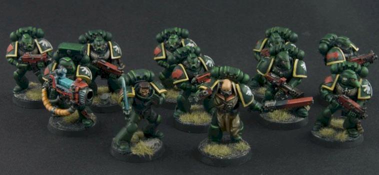 Dark Angels Tactical Squad by Addasko