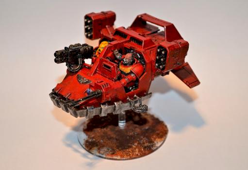 Blood Angels Land Speeder by Learchus