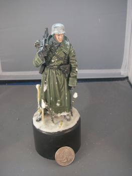 German WWII Infantryman with Greatcoat by -=Lazuli=-