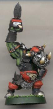 Blood Bowl Black Ork by krybosis