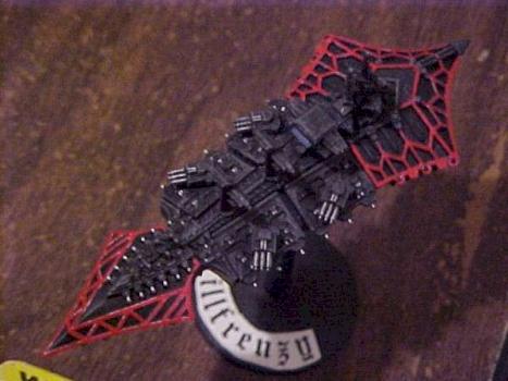 BFG Chaos Slaughter Class Cruiser -- The Killfrenzy by blackscribe