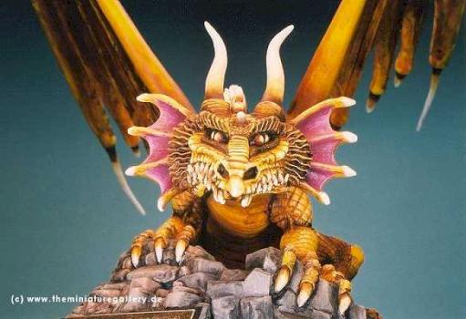 Ral Partha, limited Golden Dragon of Chaos, more images on my site! by brushguy