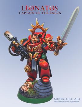 Leonatos, Blood Angels Captain by BOBBY WONG