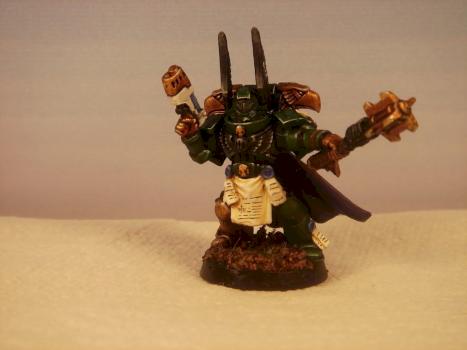 Dark Angel Captain Space marine by GACO