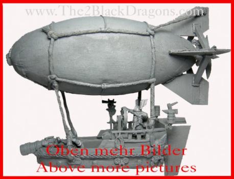 Warhammer fantasy Zwerge Dwarfs Gyrocopter Zeppelin by Beowahr